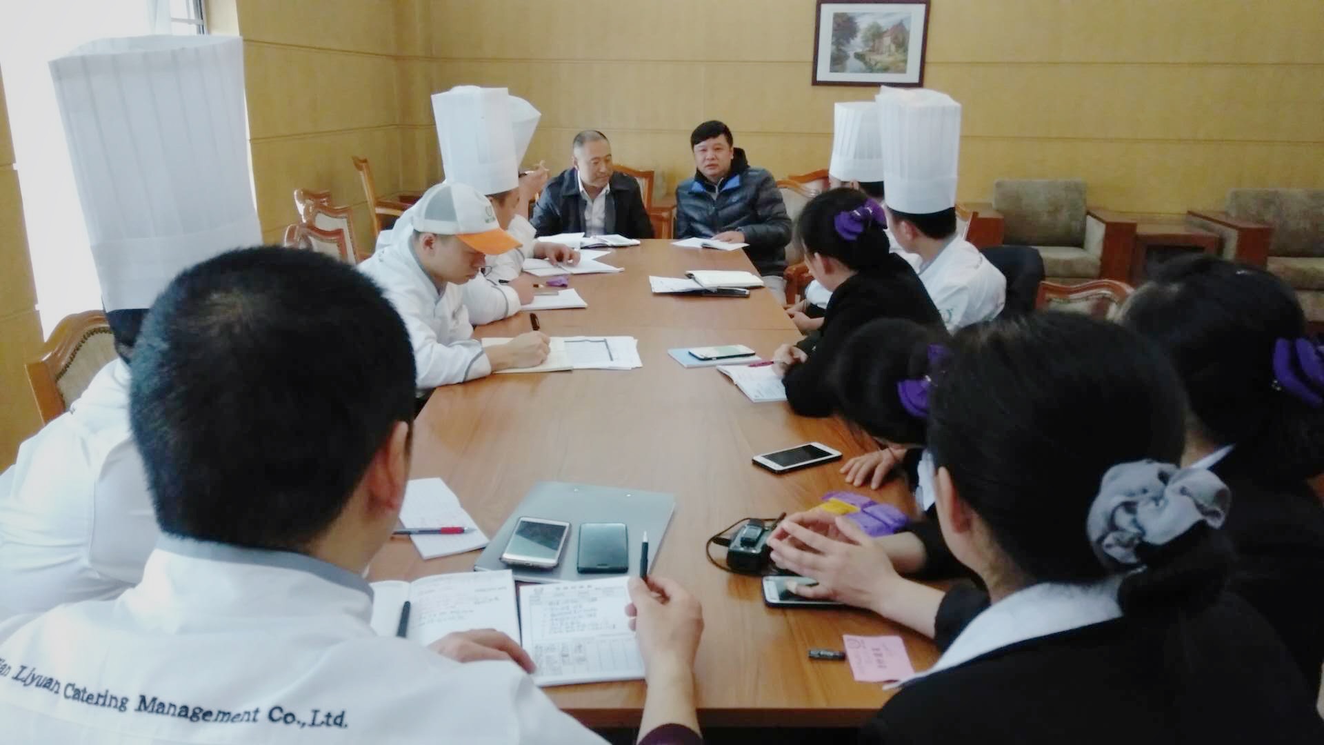 国家会计学院餐厅为国家财政部2017年总结会议提供餐饮服务